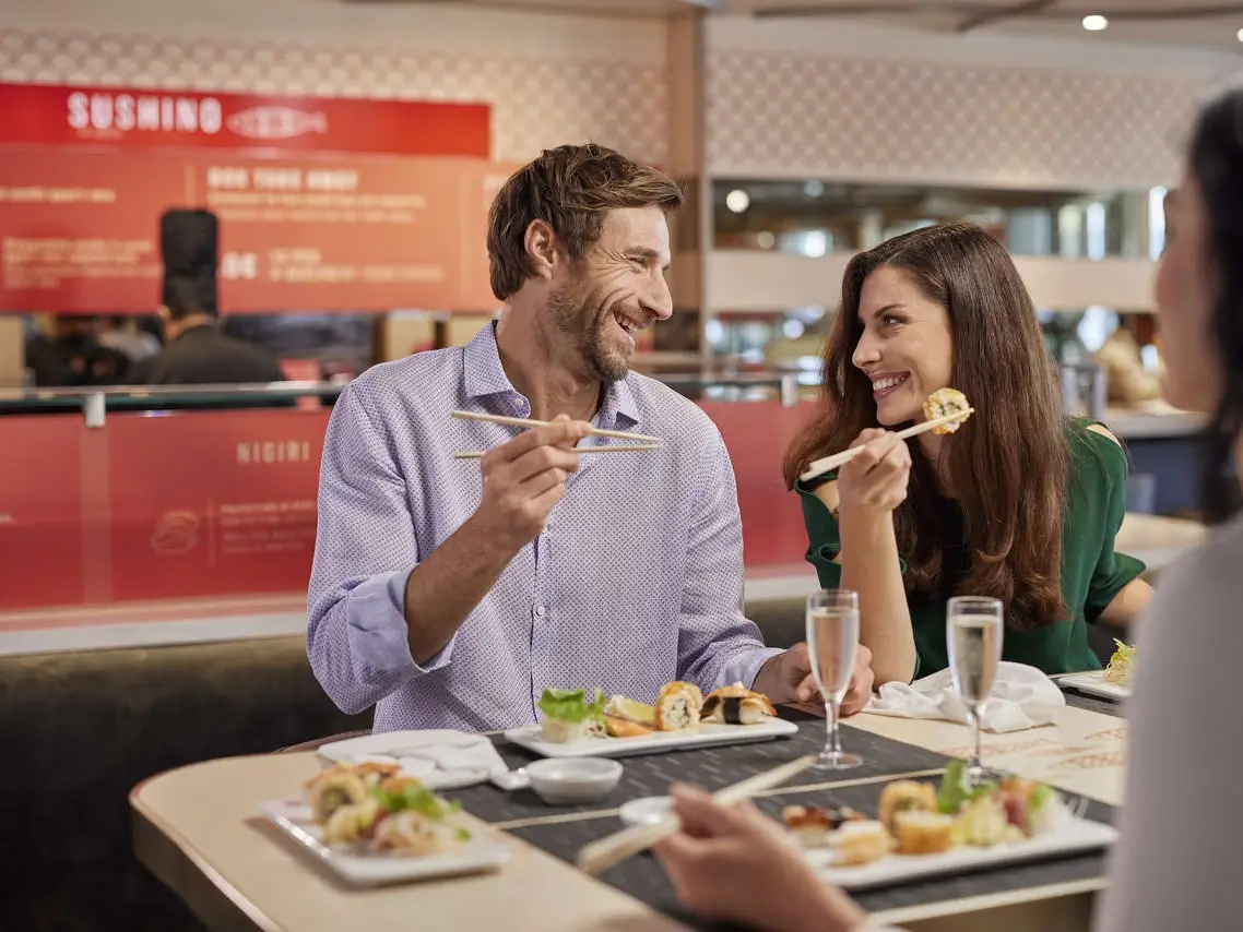 Informal dining on a Costa cruise