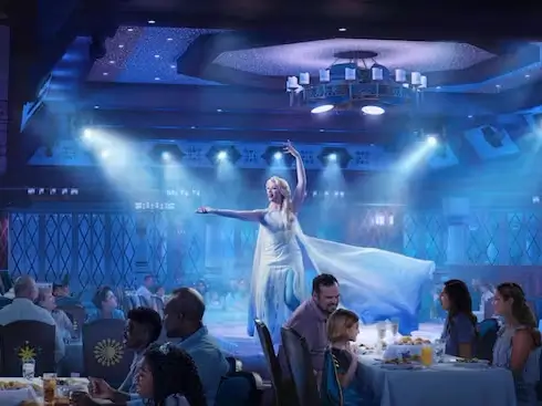the Frozen show on a Disney cruise