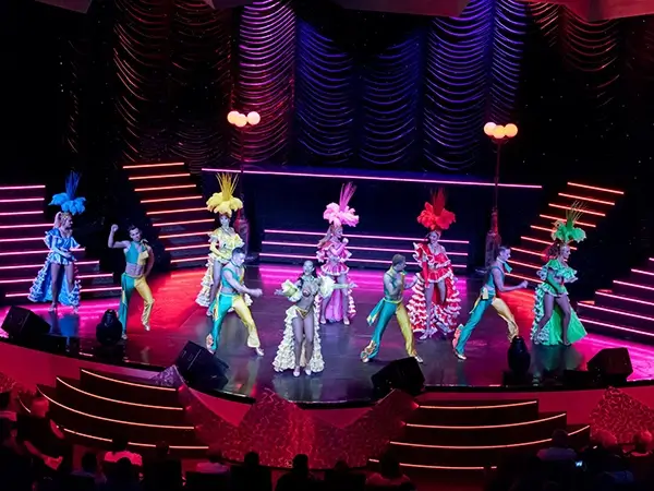 Entertainment onboard an MSC ship