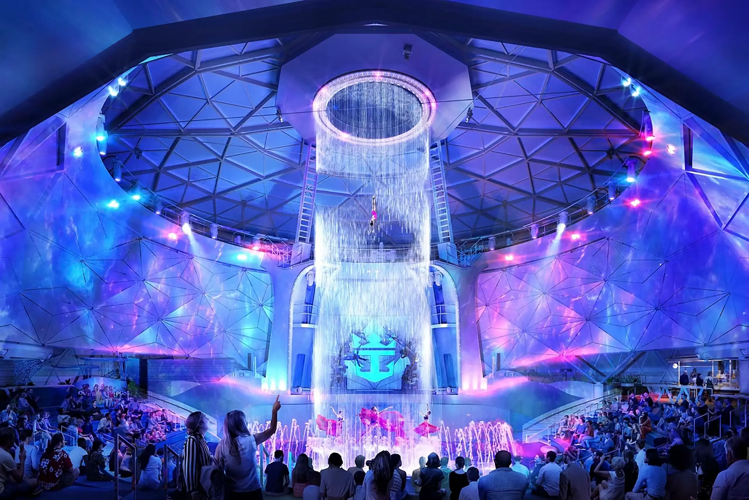 World class shows including Aquadome Acrobatics