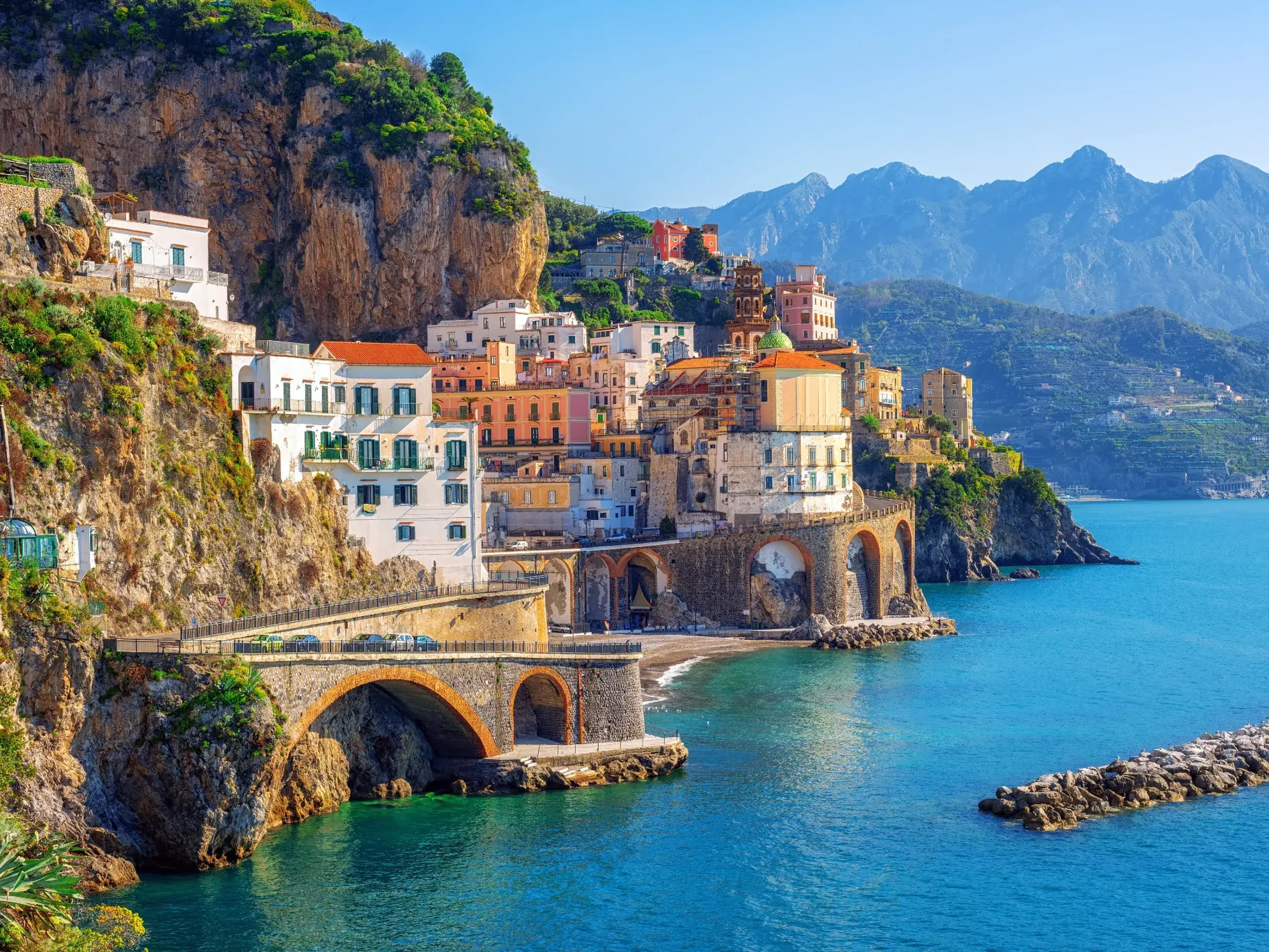Atrani Town, Amalfi Coast, Sorrento, Italy
