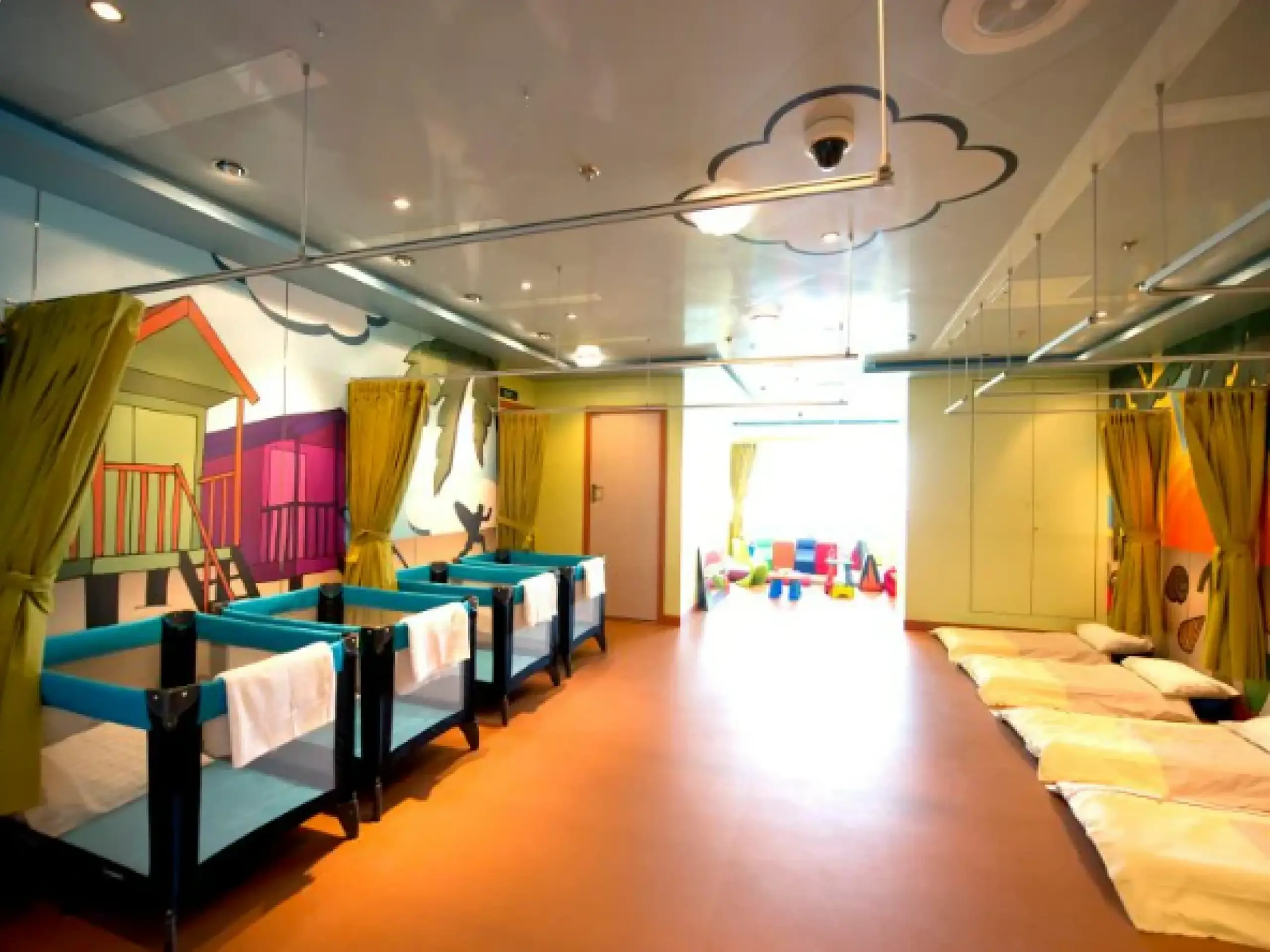 Baby and toddler area onboard P&O Cruises