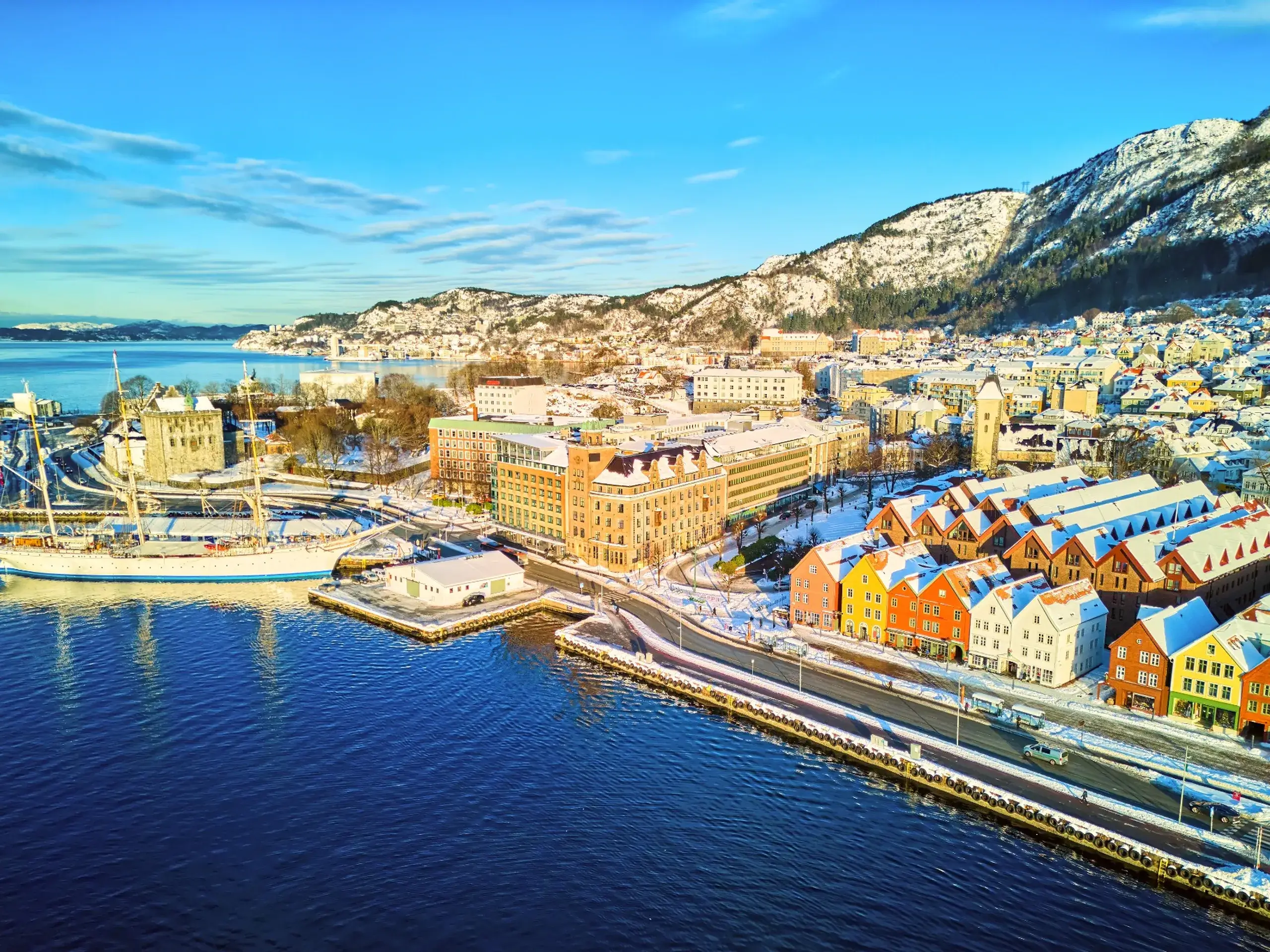 Bryggen in the Norwegian Fjords