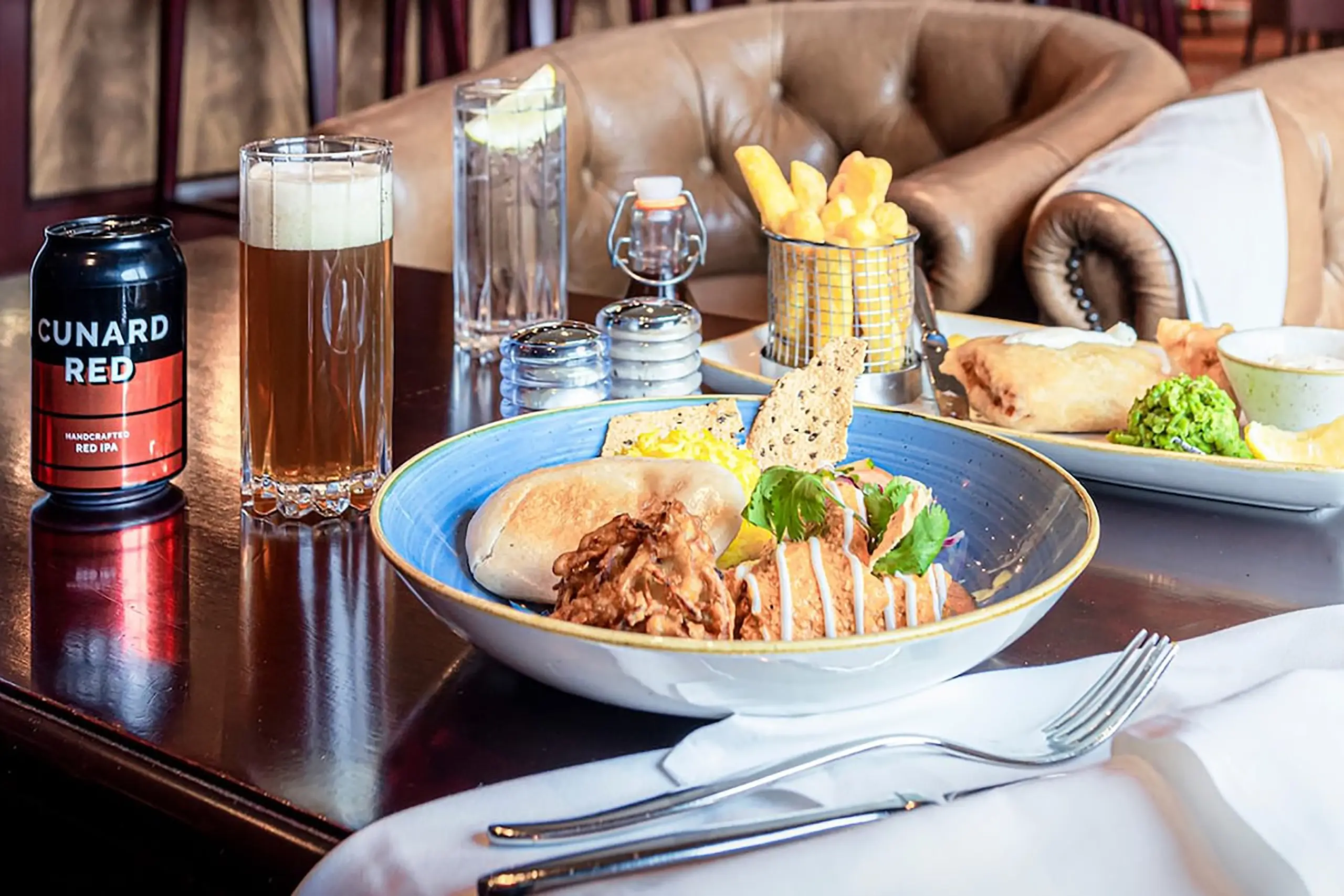 Relaxed dining options at the Golden Lion pub