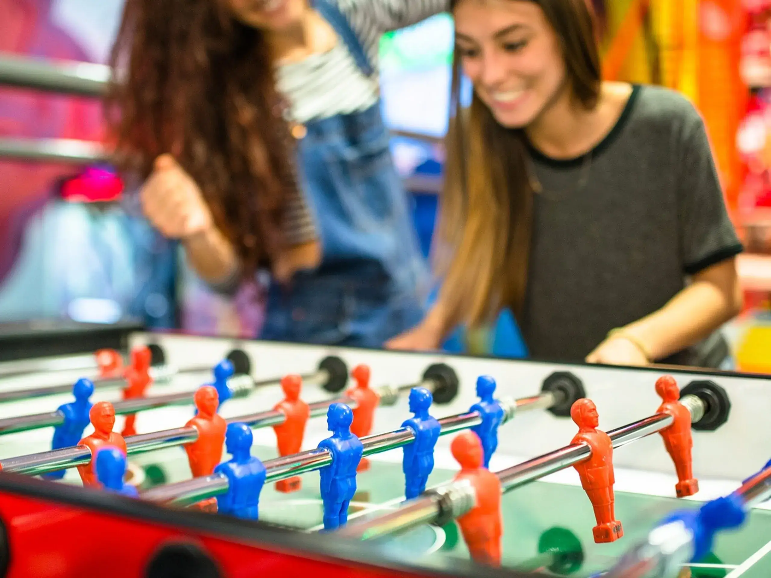 Bring out the competitive side with a game of table football