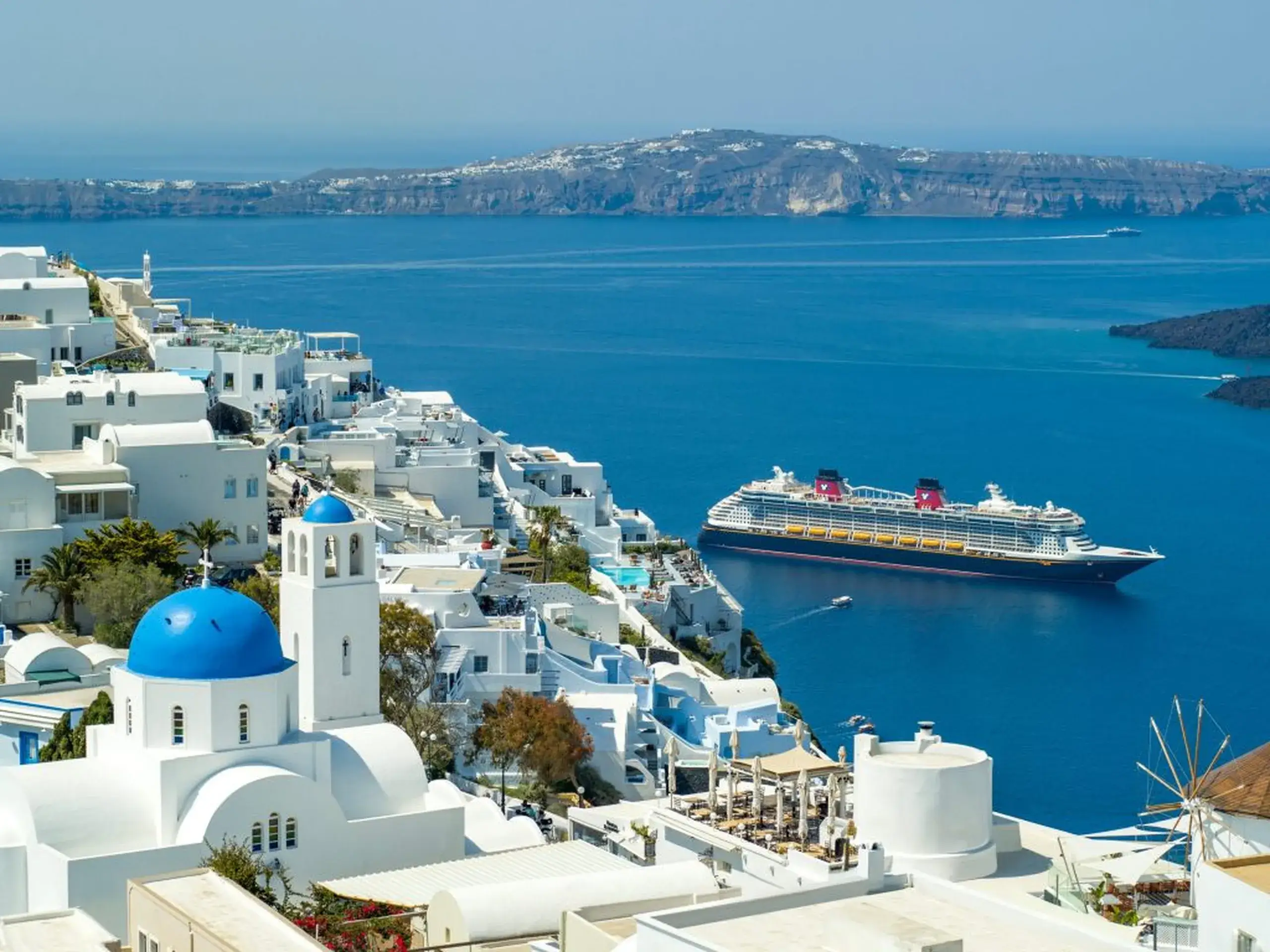 Visit Santorini, Greece with Disney Cruises