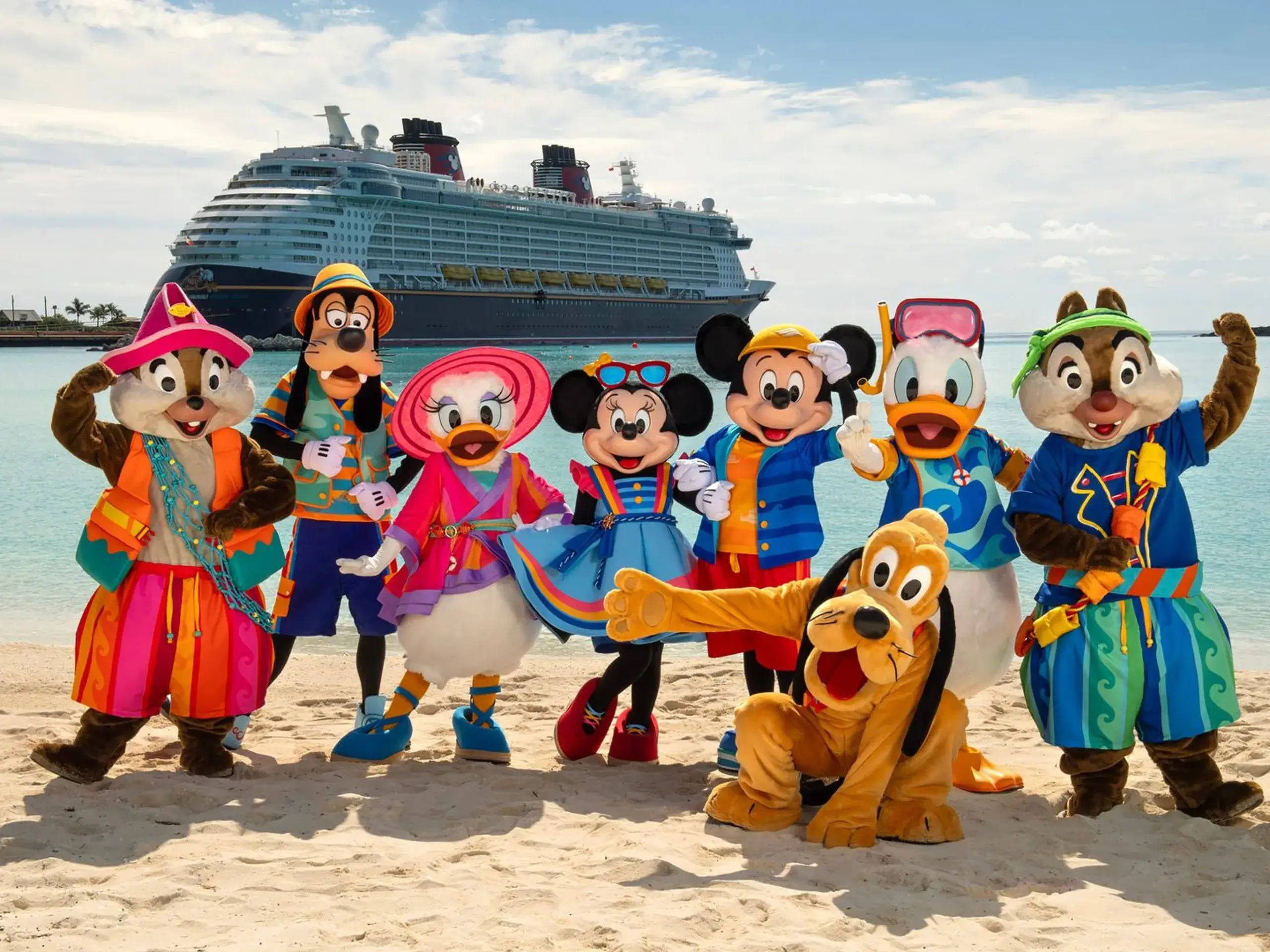 Disney's own island, Casatway Cay in the Bahamas