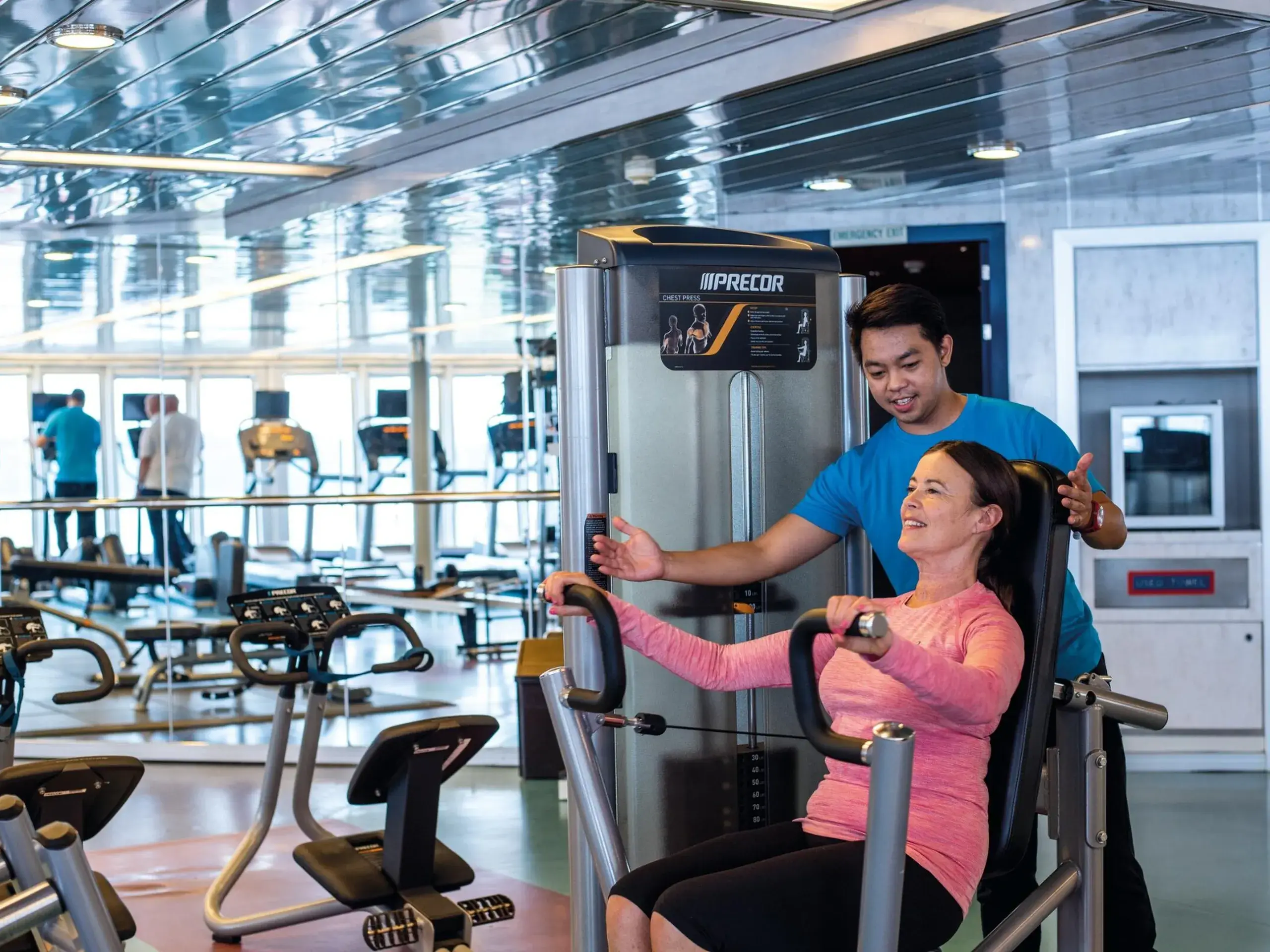 Book a PT session in the The Fred. Olsen fitness centre