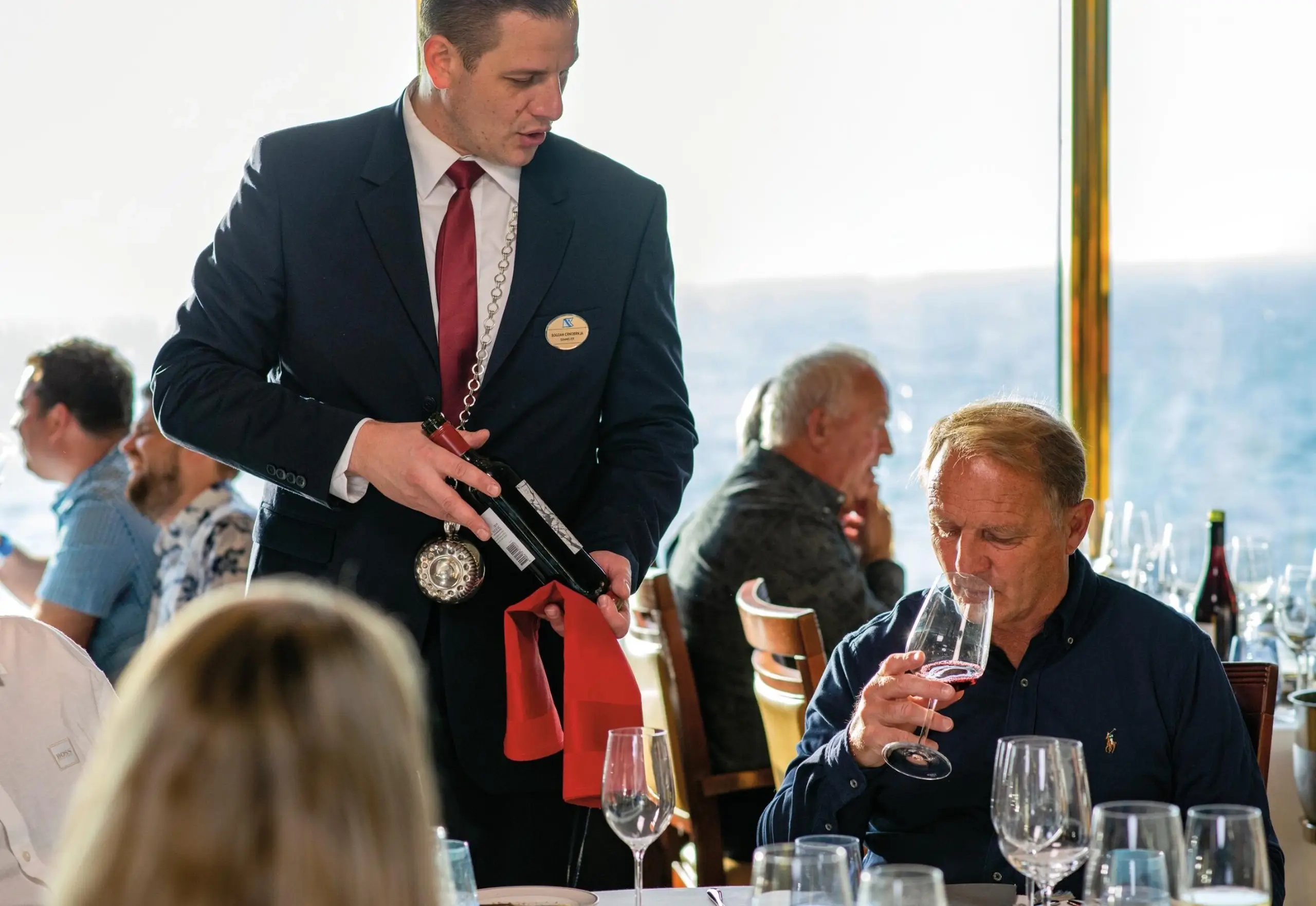 Fine dining and wine pairing