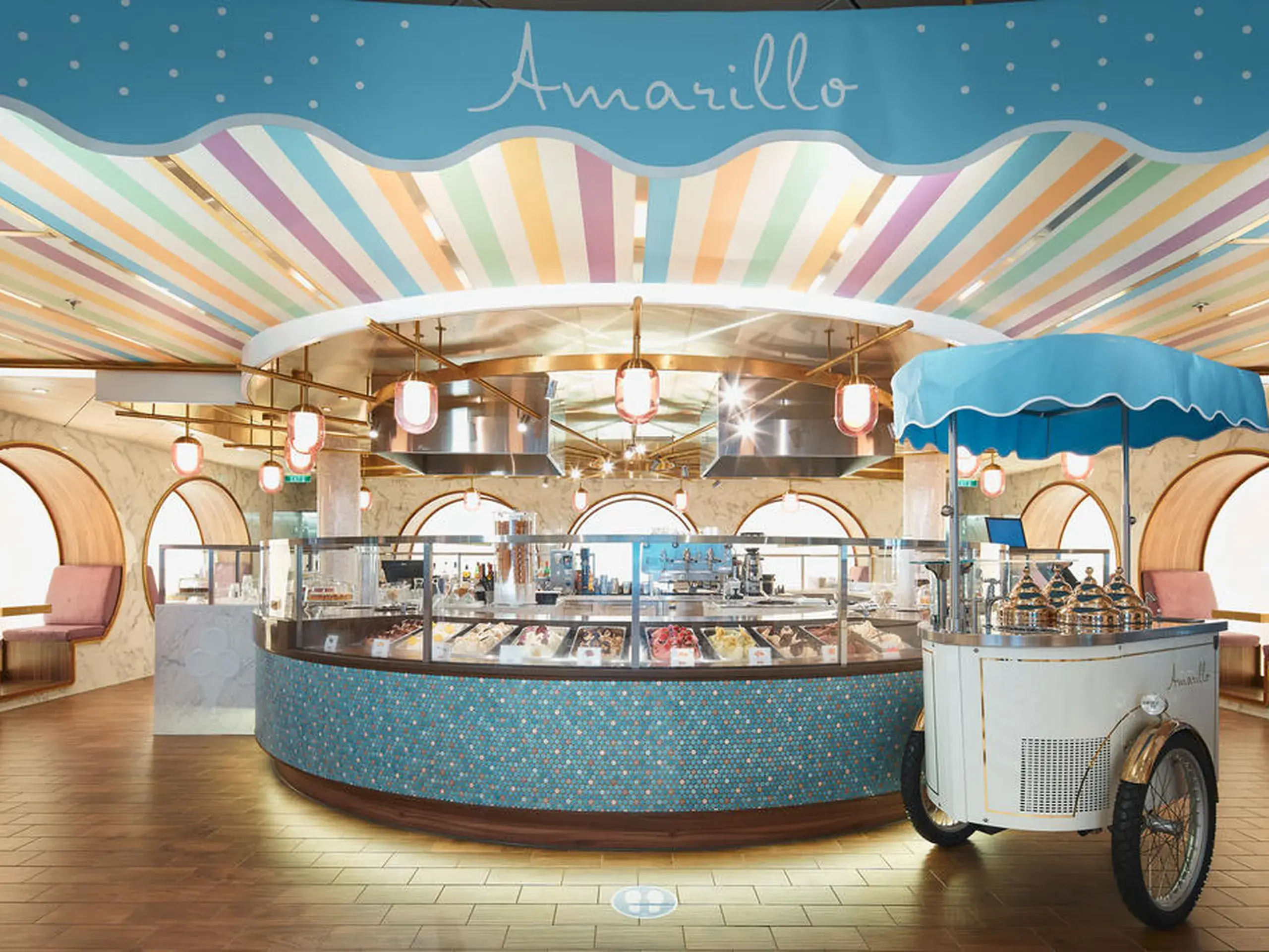 Sweet treats at the Gelateria Amarillo