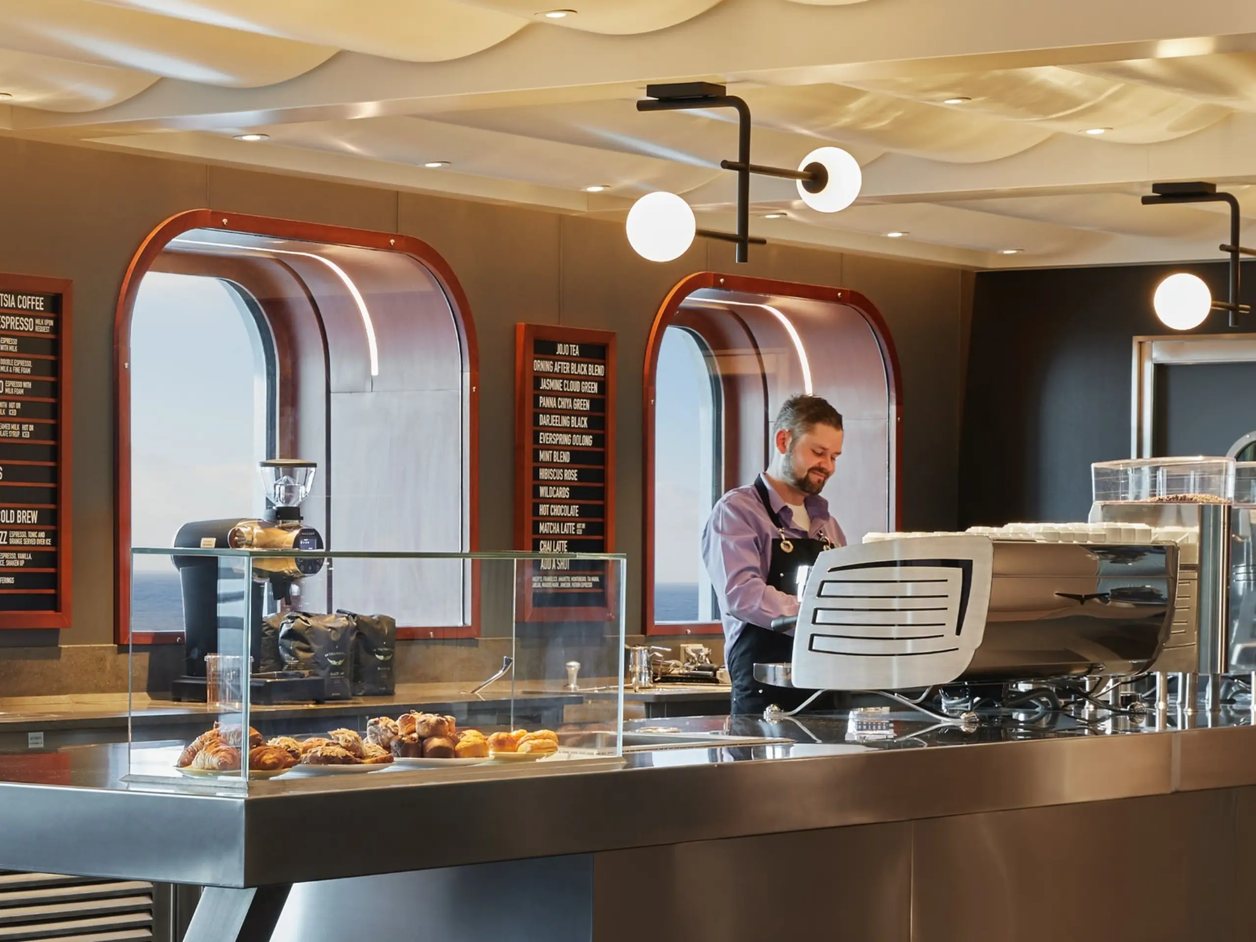 Grab a coffee in the Grounds Club