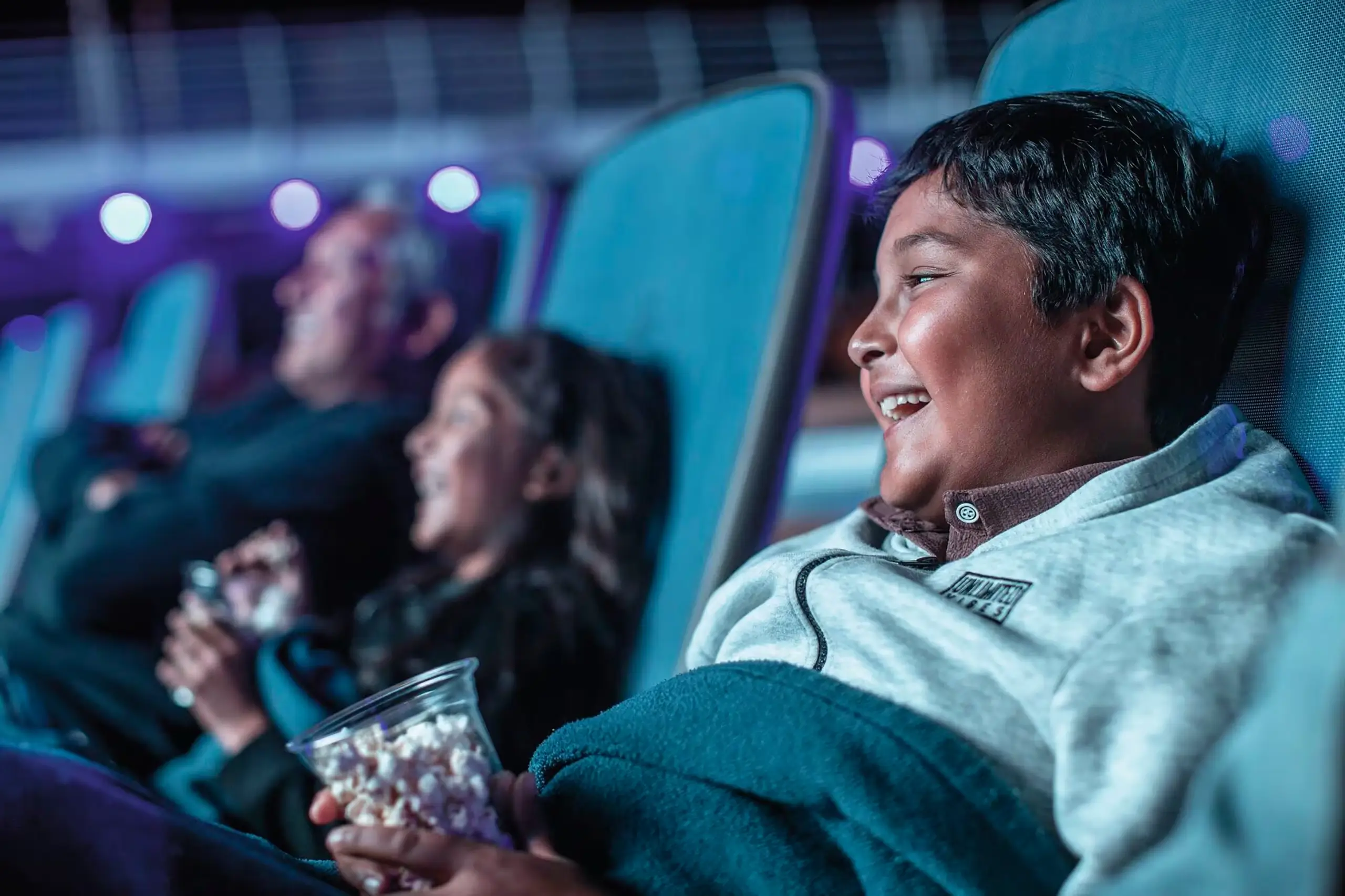 Enjoy a movie onboard
