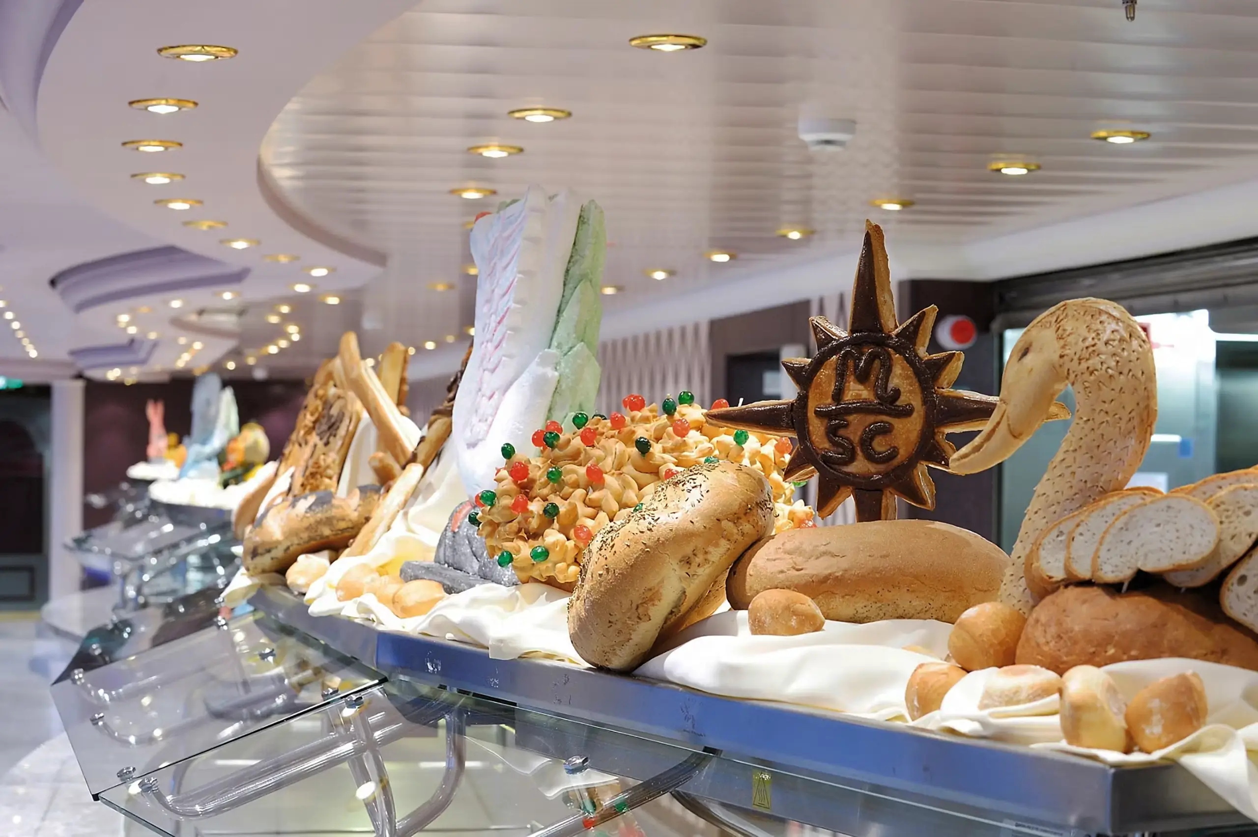 Buffet Dining onboard an MSC cruise