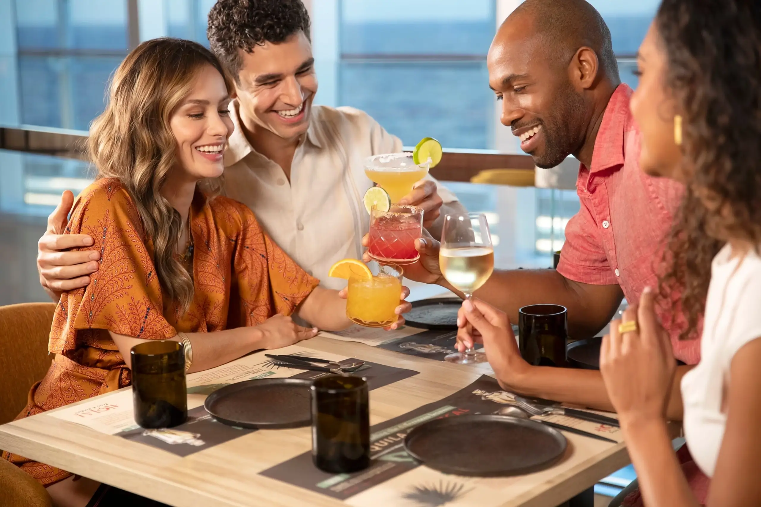 Enjoy a drink on deck with MCS Cruises