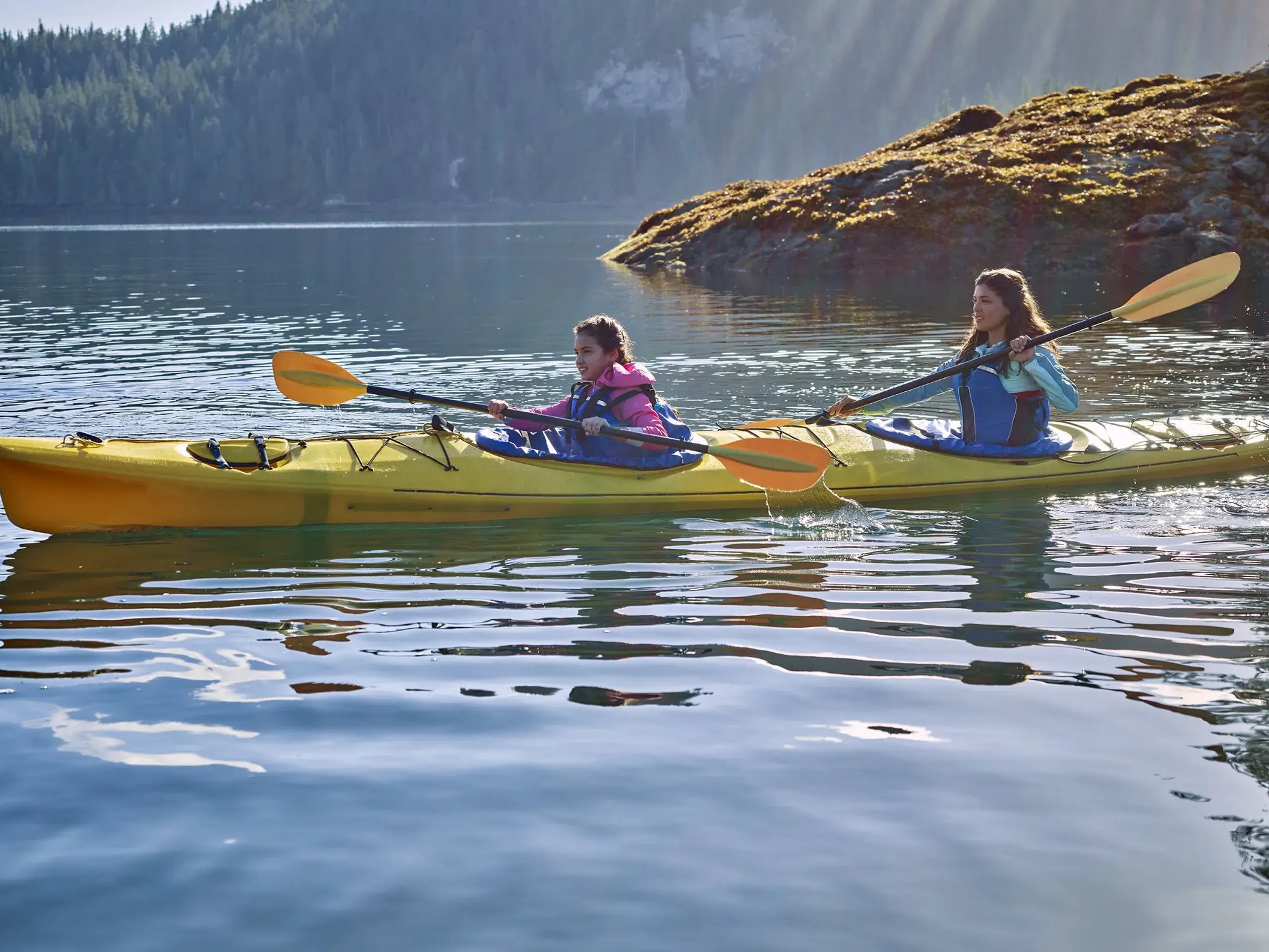Kayaking at Tatoosh Island, Alaska