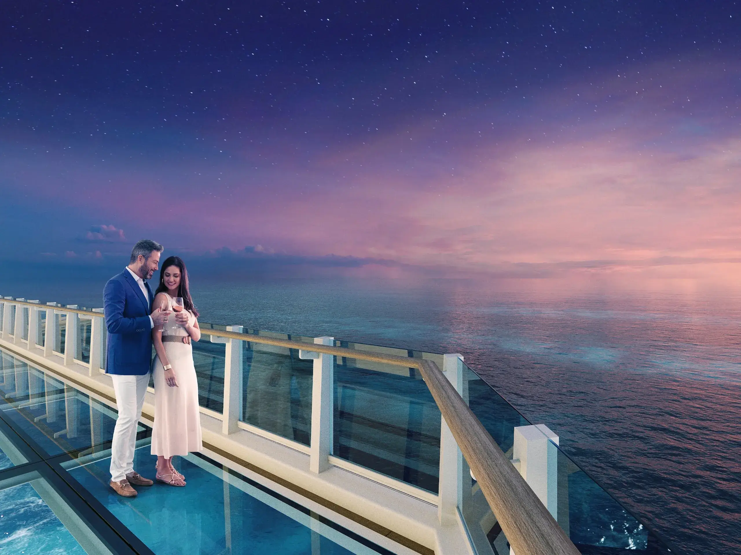 Stunning views from the OceanWalk glass bridge