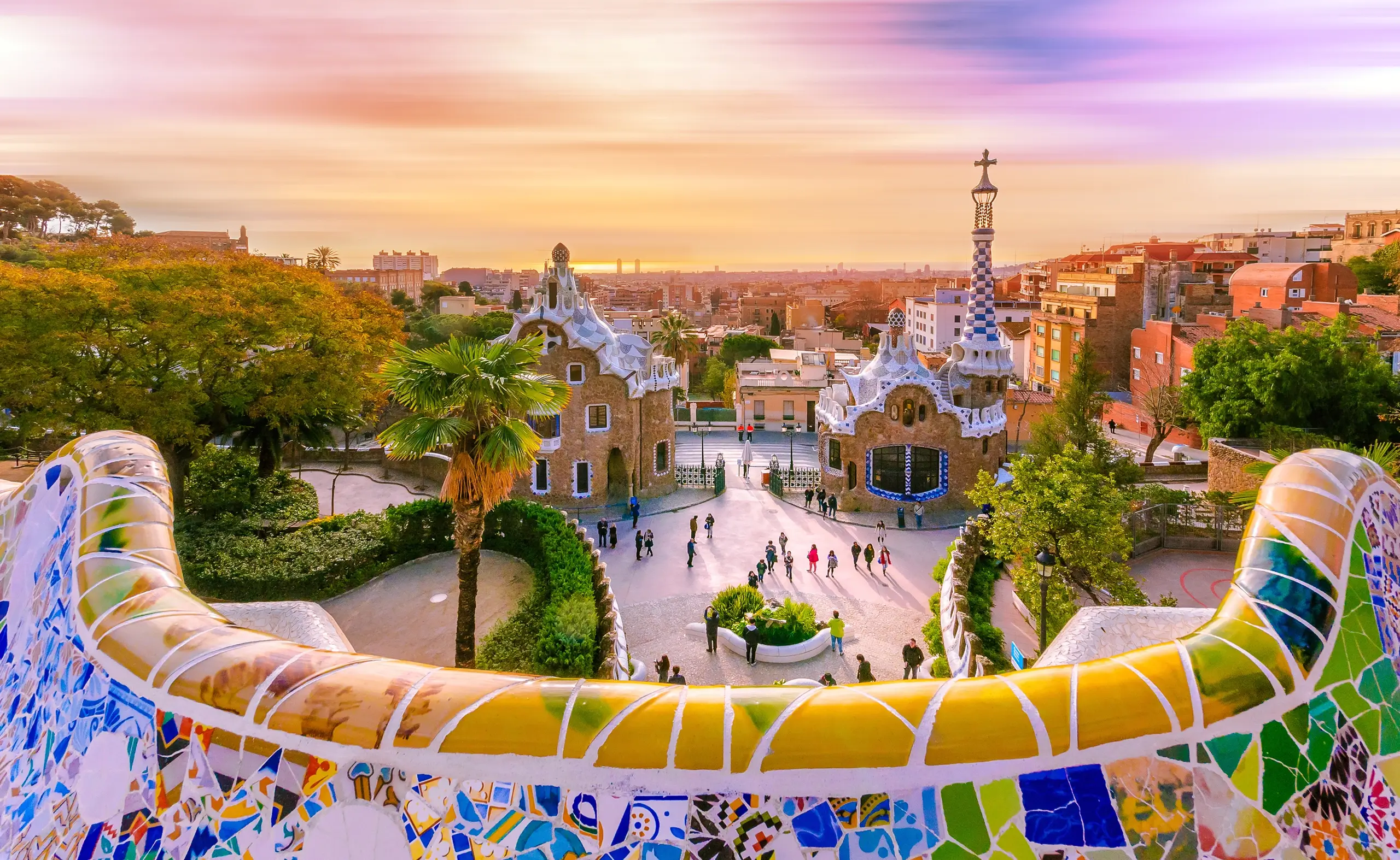 Parc Guell, Barcelona, Spain