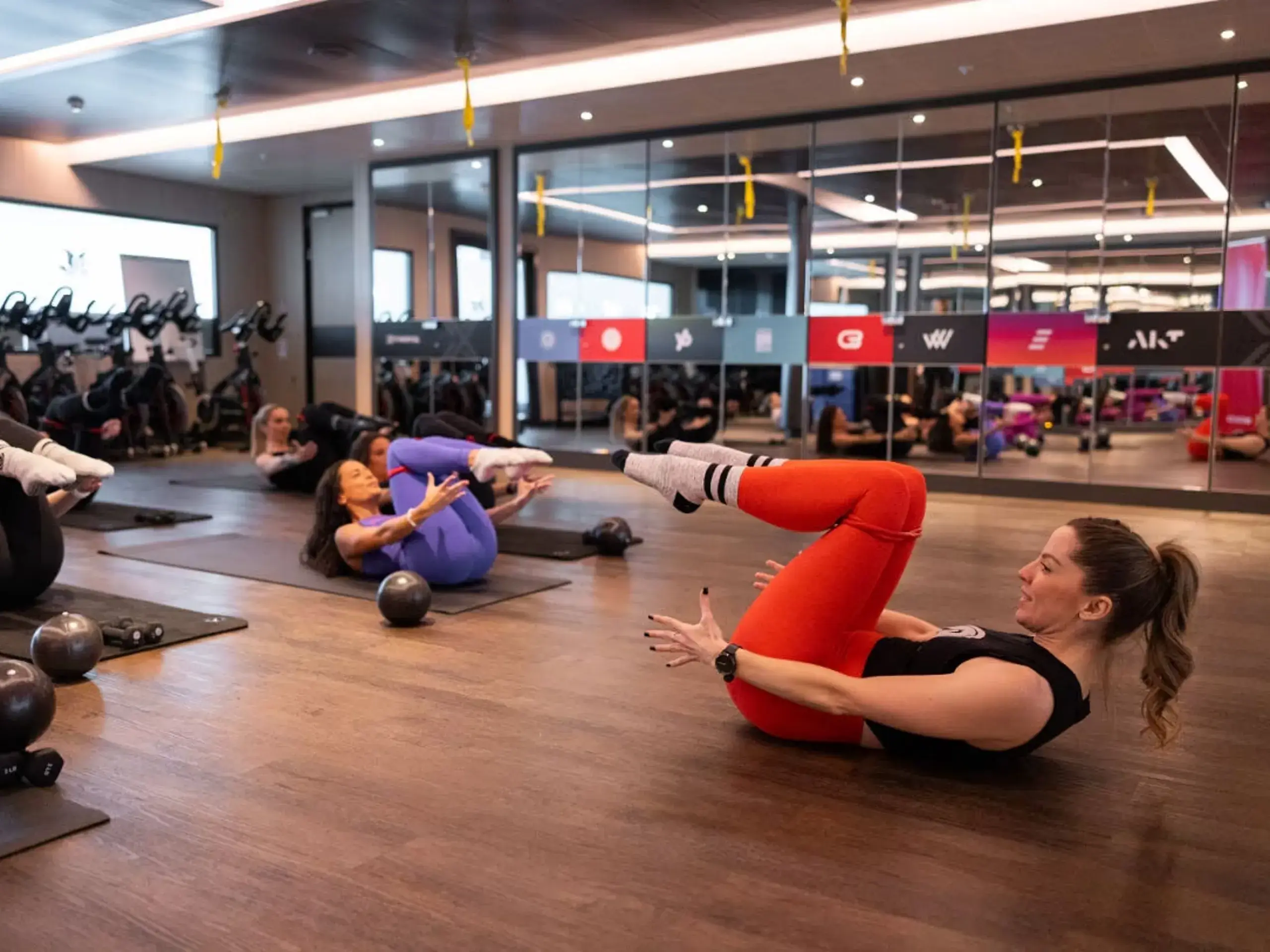 Keep in shape on a Princess fitness class