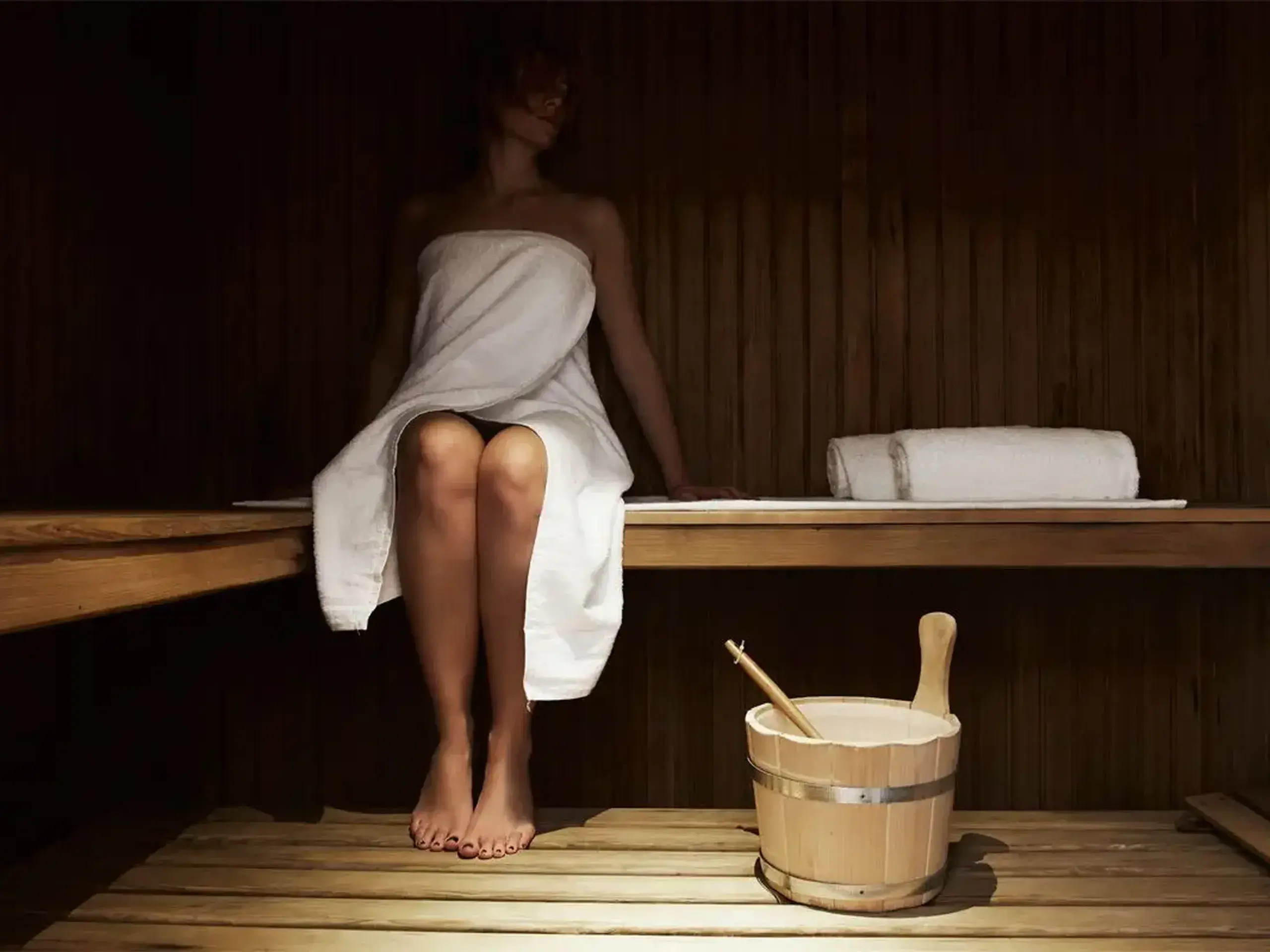 Relax in the sauna