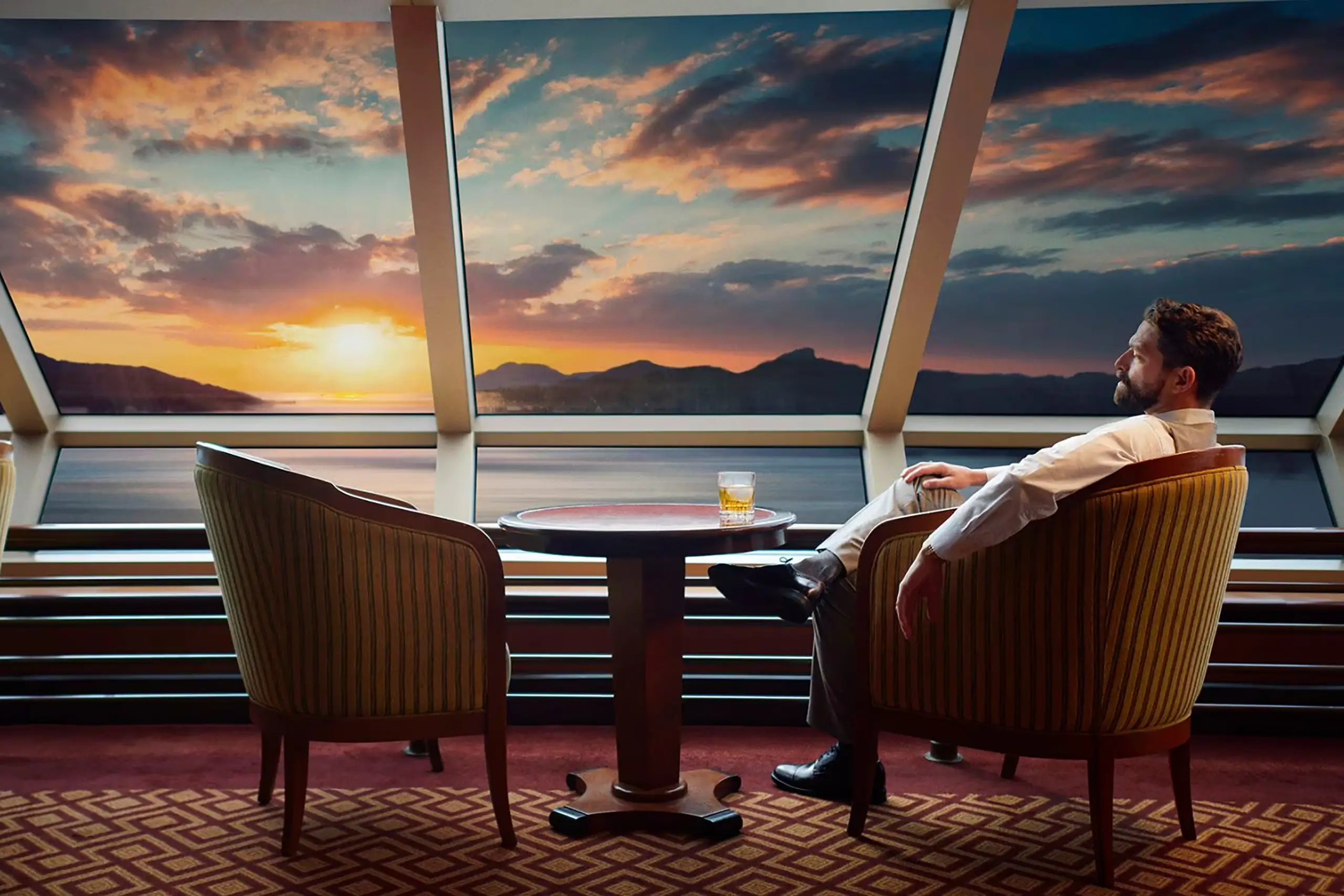 Relax with a view onboard Cunard's Queen Anne