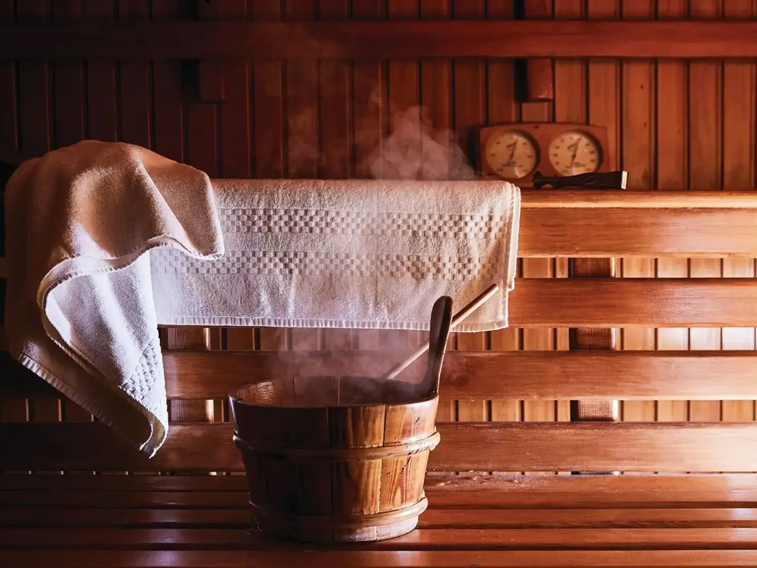 Relax in the on board Sauna