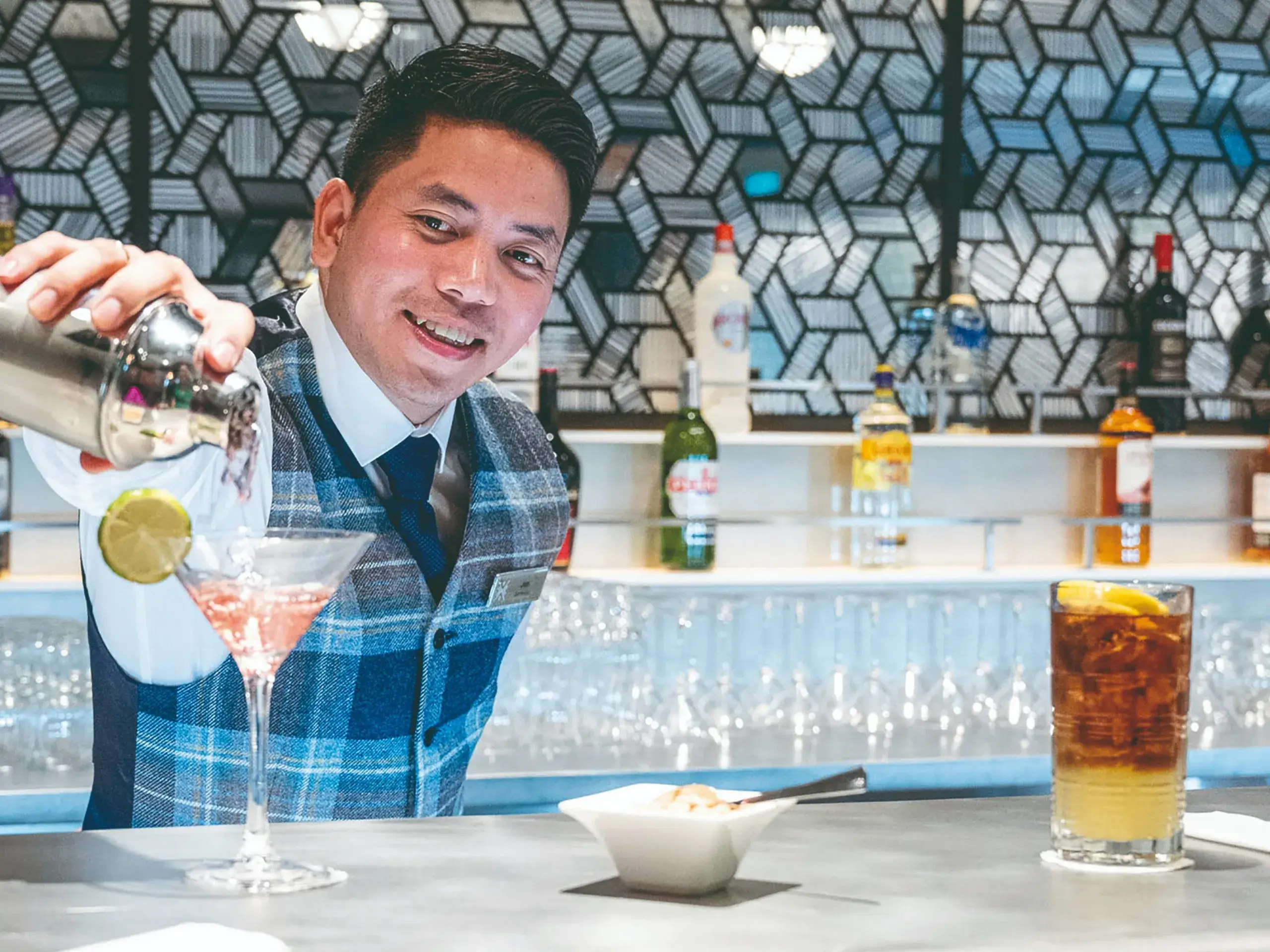 Enjoy a drink in one of many bars