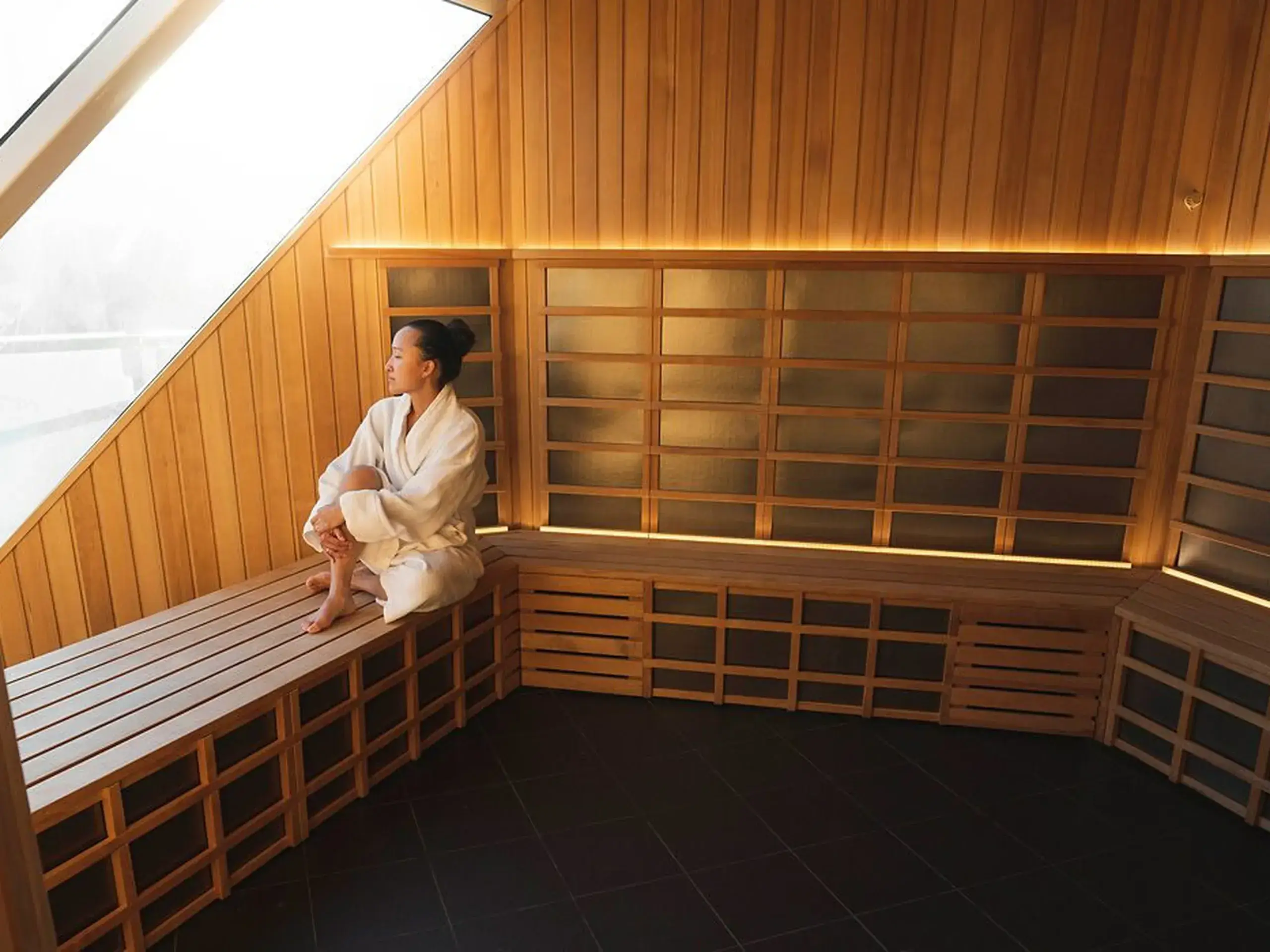 Relax in the sauna