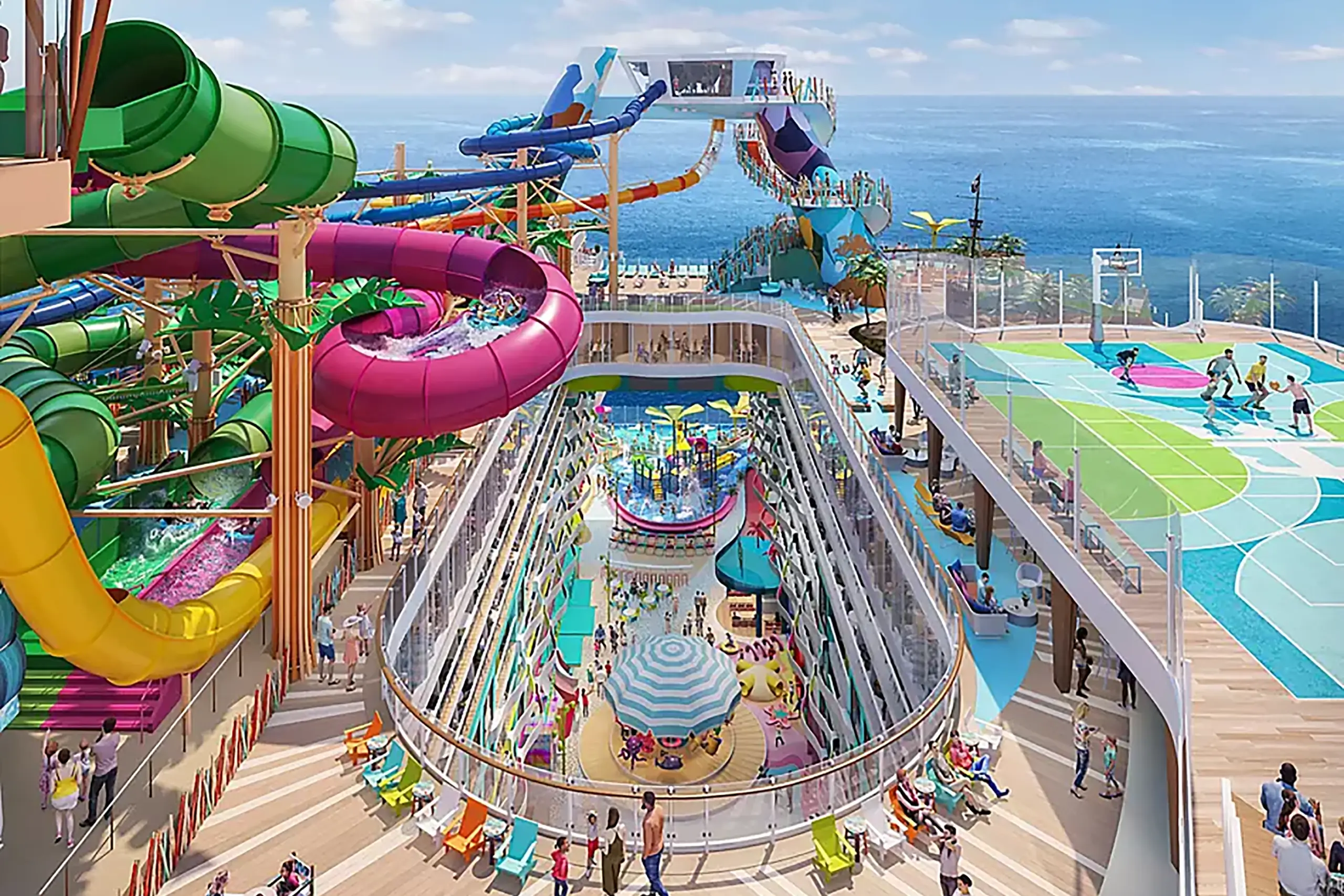 Thrill Island obboard Royal Caribbean's Icon of the Seas