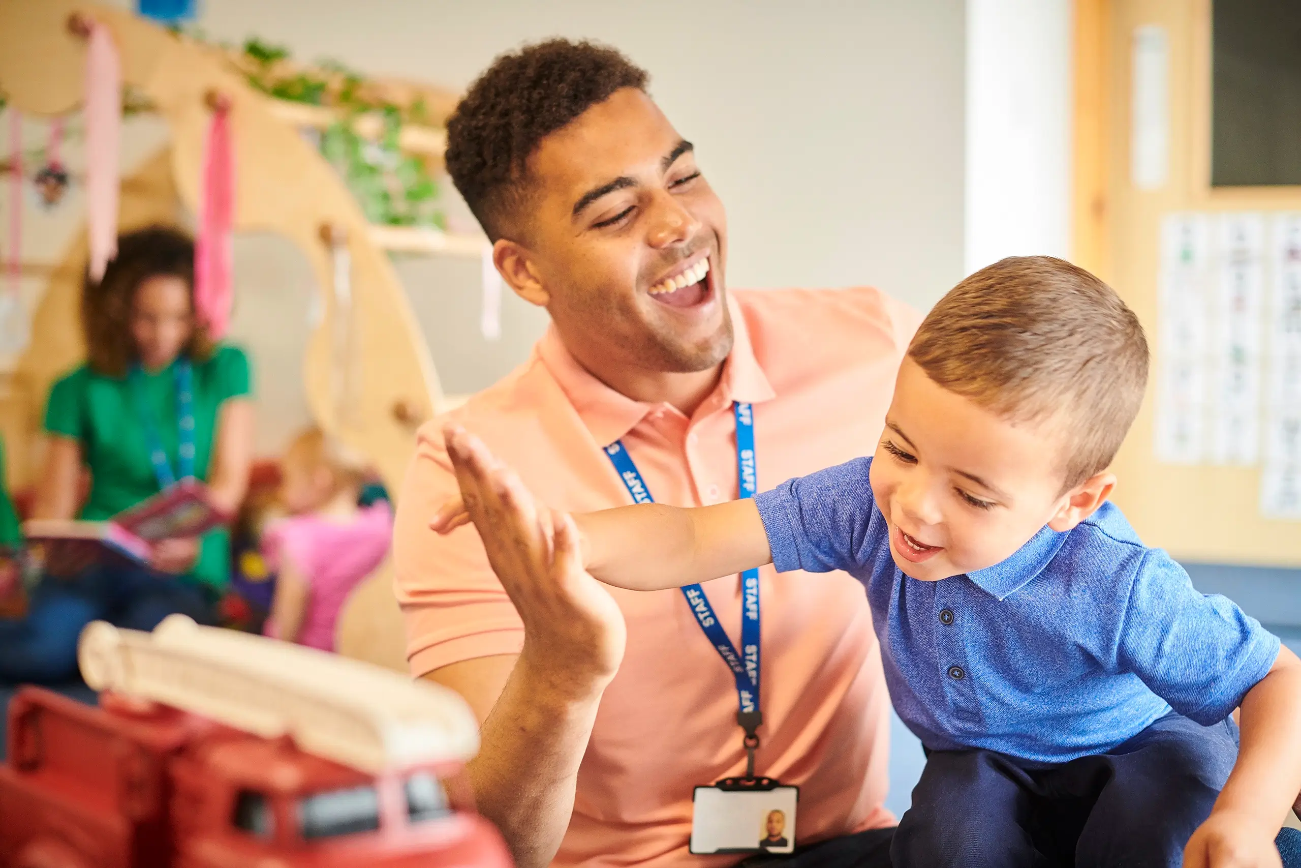 Onboard childcare services