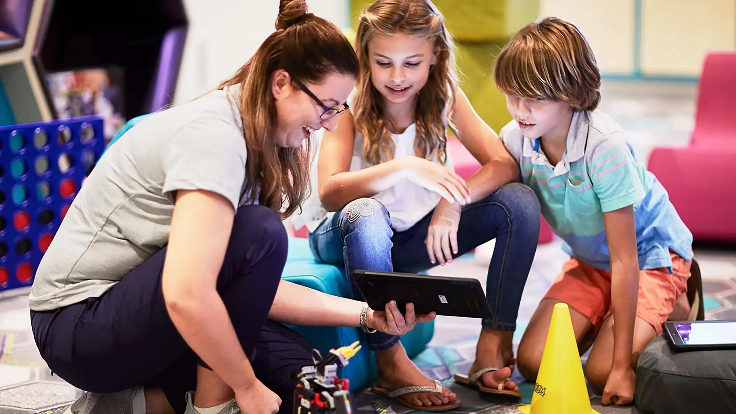 Kids entertainment onboard a Celebrity cruise