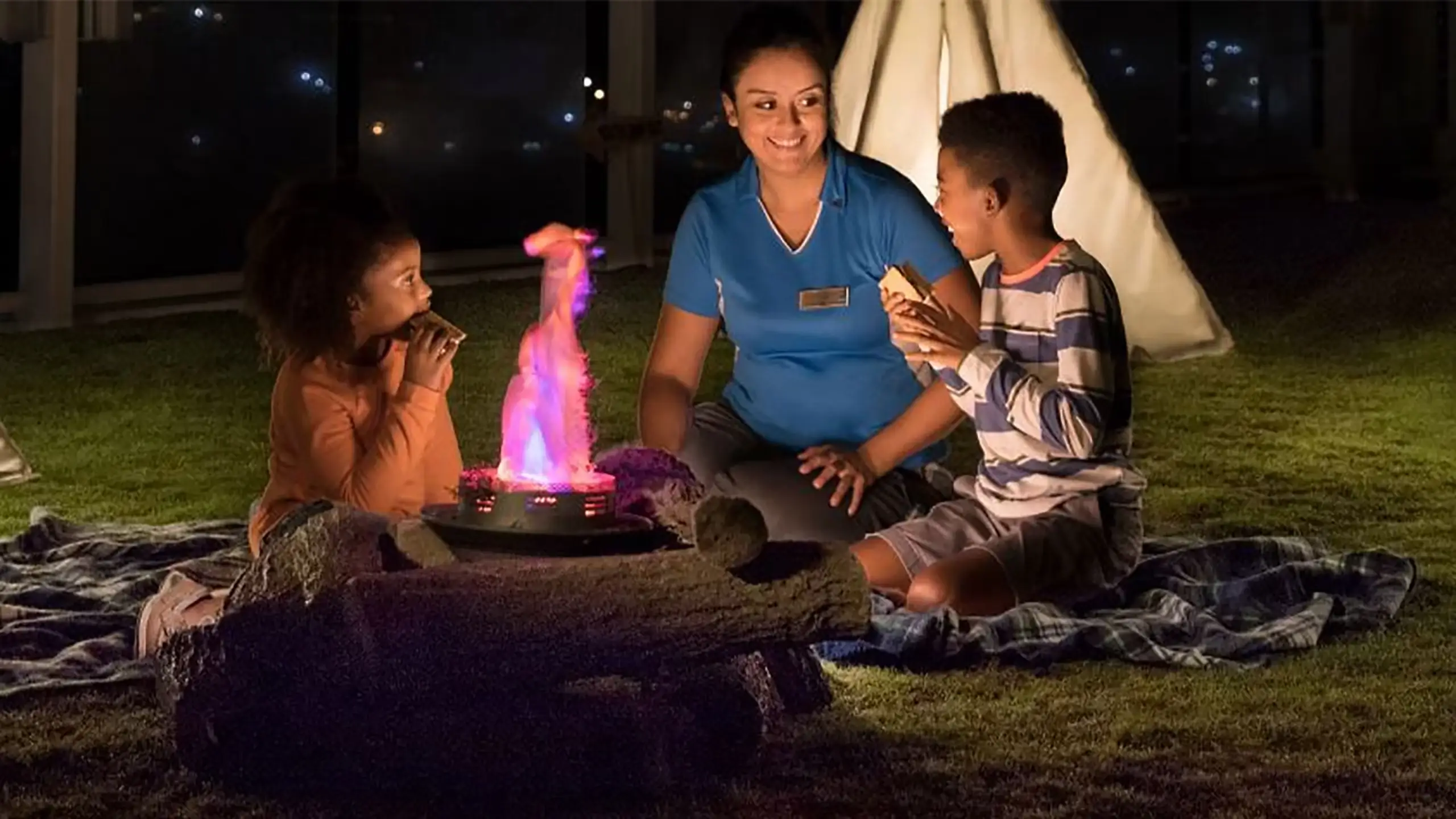 Camping out Celebrity-style in the Shipmates kids club
